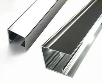 Quadrat polierte mechanisch Aluminiumprofil, Verdrängung für Baumaterial