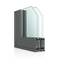 Anodisierte gleitendes Fenster-Aluminiumoberflächenprofile ISO9001